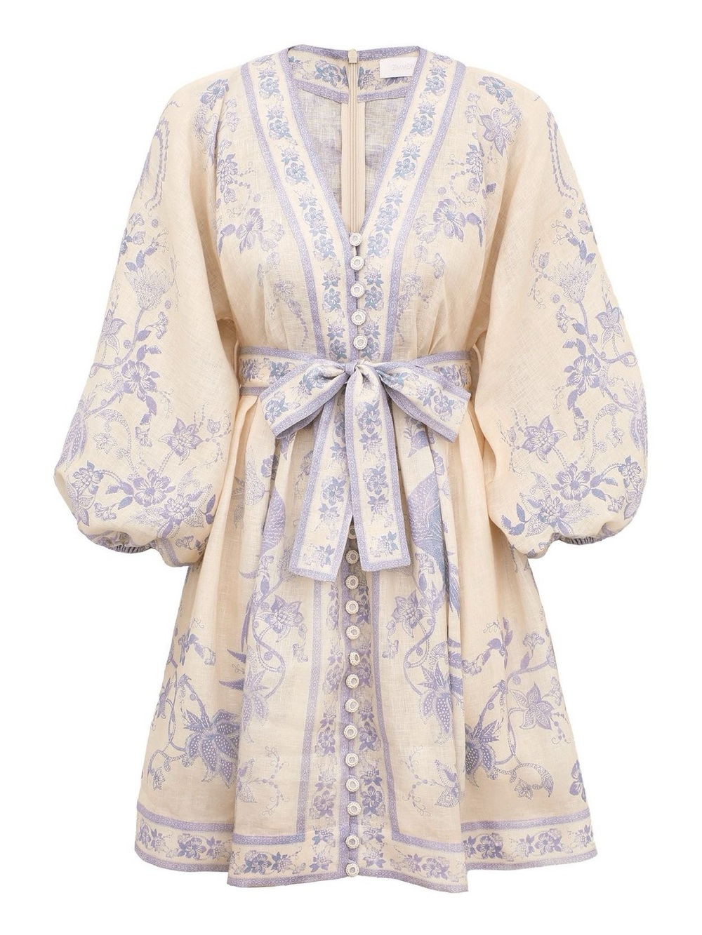 Zimmermann / Indra Plunge Mini Dress (FINAL SALE) - Picture 4 of 8